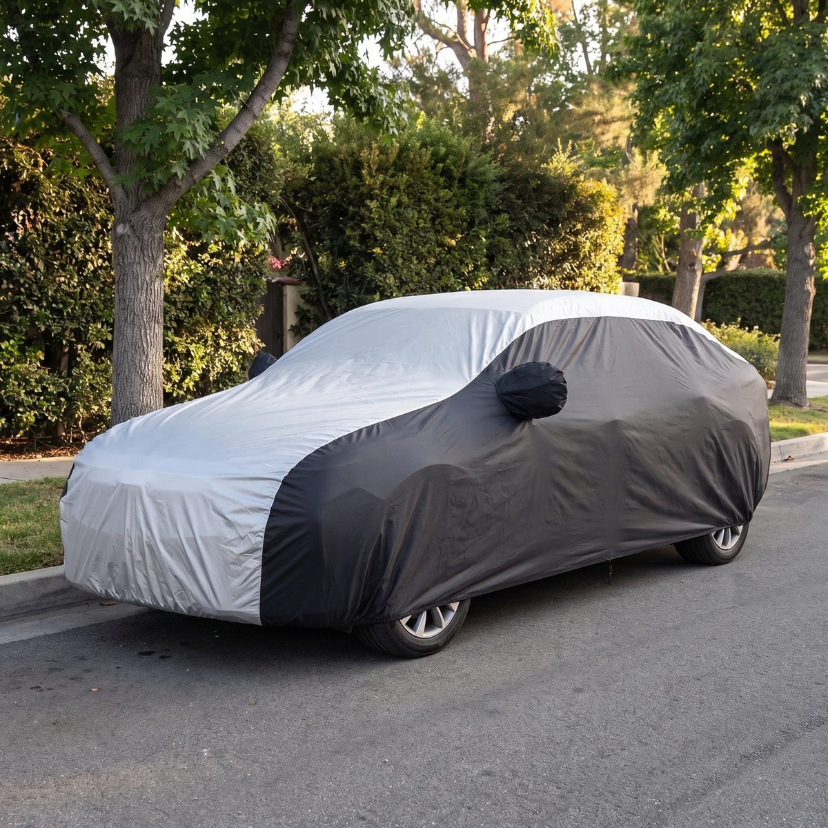 Tutta l'auto sotto un solo telo copriauto