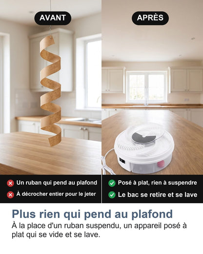Niente più nastri appesi al soffitto: al loro posto un apparecchio appoggiato in piano che si svuota e si lava