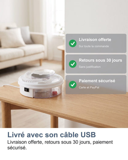 Fornita con il suo cavo USB; consegna inclusa, resi entro 30 giorni, pagamento sicuro
