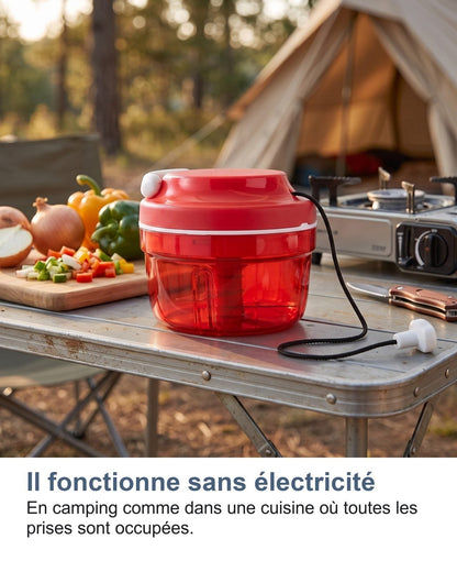 Funziona senza elettricità, in campeggio come in una cucina con tutte le prese occupate