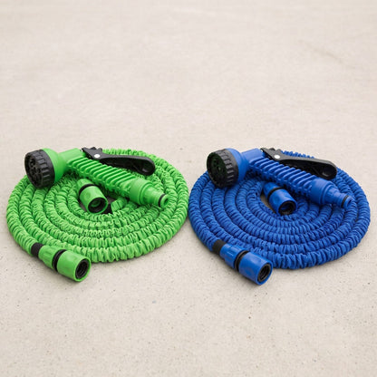 I due colori affiancati, verde e blu, stessa scena e stessa angolazione
