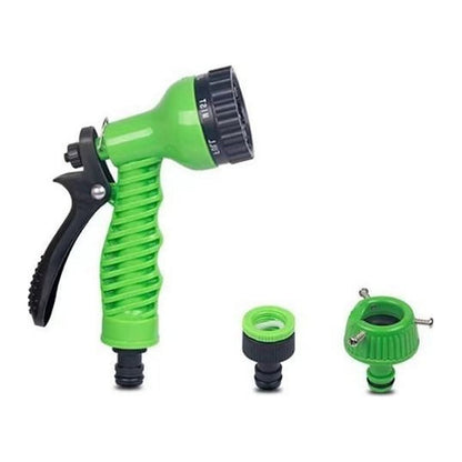 Tubo estensibile da giardino con pistola a 7 getti, altra angolazione