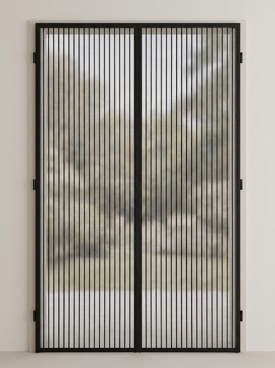 Zanzariera magnetica per porta senza forare, tenda a chiusura automatica 80x210 cm