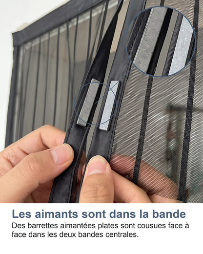 Le calamite sono nella fascia: barrette magnetiche piatte cucite una di fronte all'altra nelle due fasce centrali